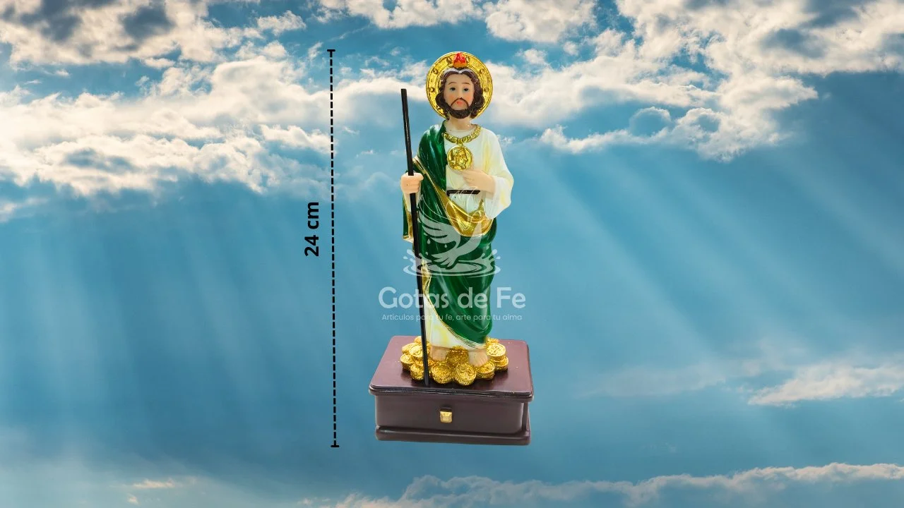 San Judas con monedas - Cajita 